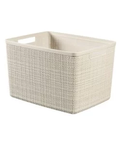 CESTO "JUTE" KETER GRIGIO - 36,2X28,2X23 CM